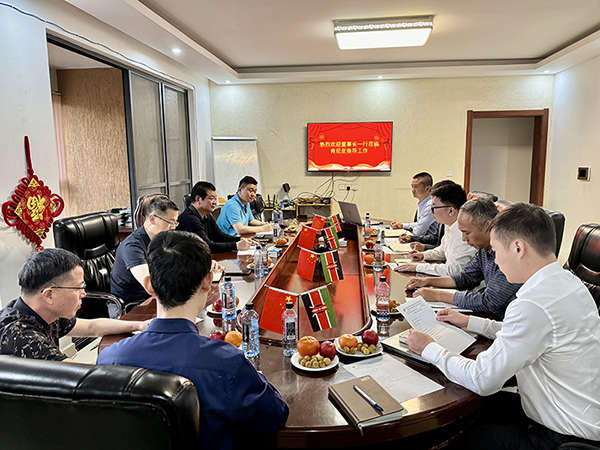 集团公司董事长王元旦一行 赴肯尼亚新春慰问